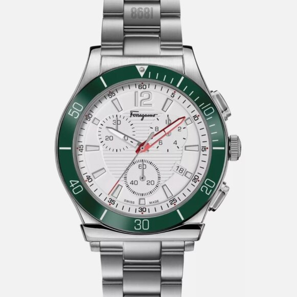Ferragamo Super Sport 44mm Mens Watch - Picture 1 of 4